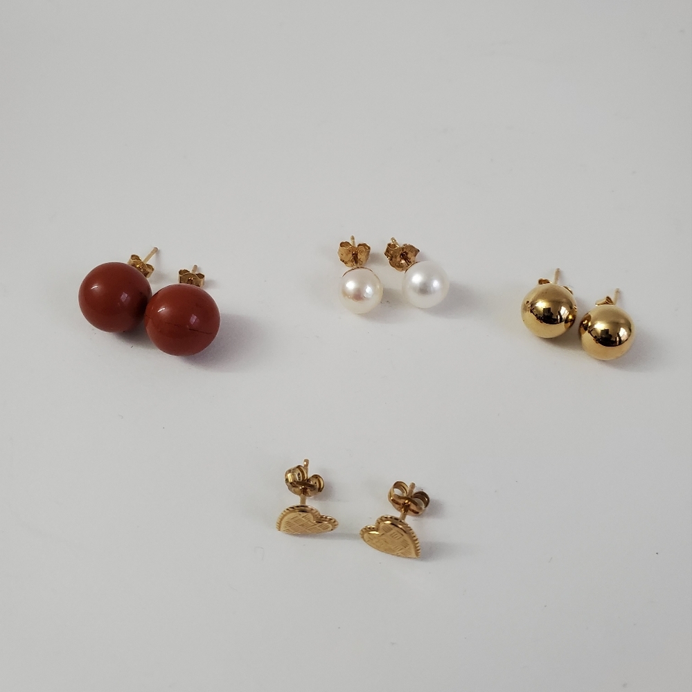 14K Gold Earring Bundle